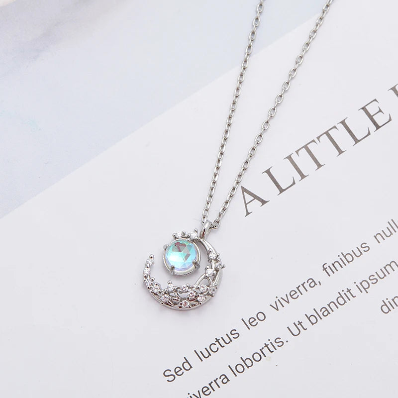 Moon Necklace Women