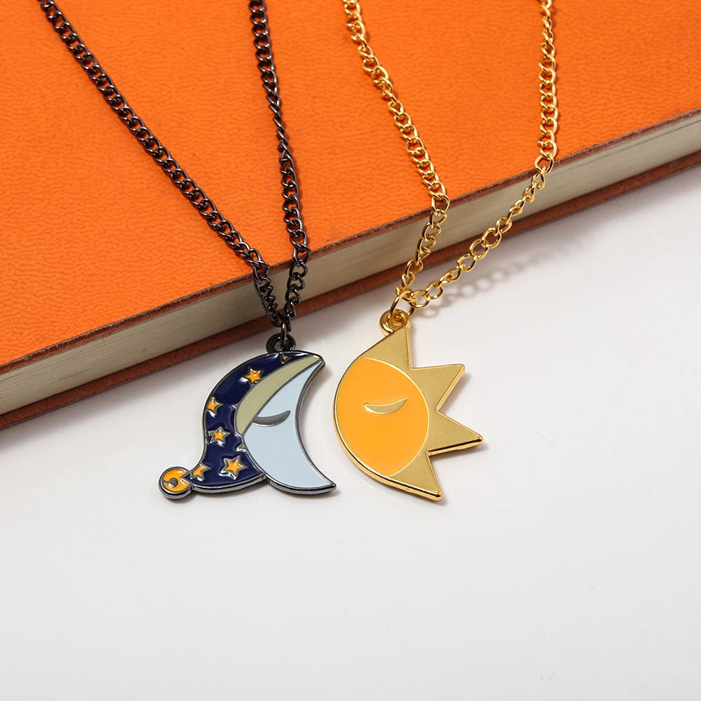 Sun And Moon Friendship Necklace