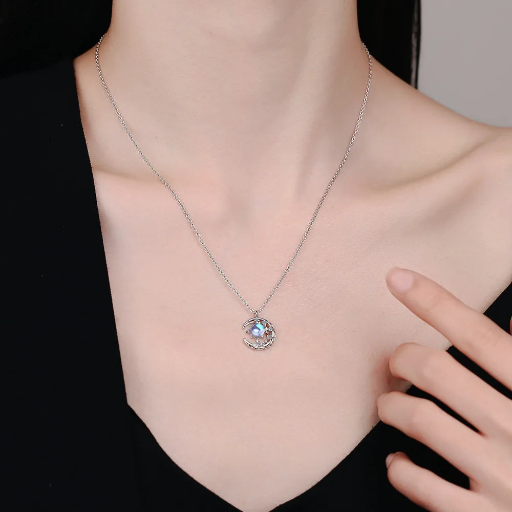 Moon Gem Necklace
