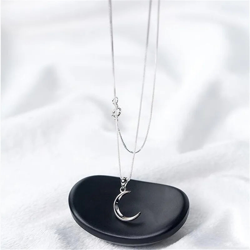 Halskette Mond Silber