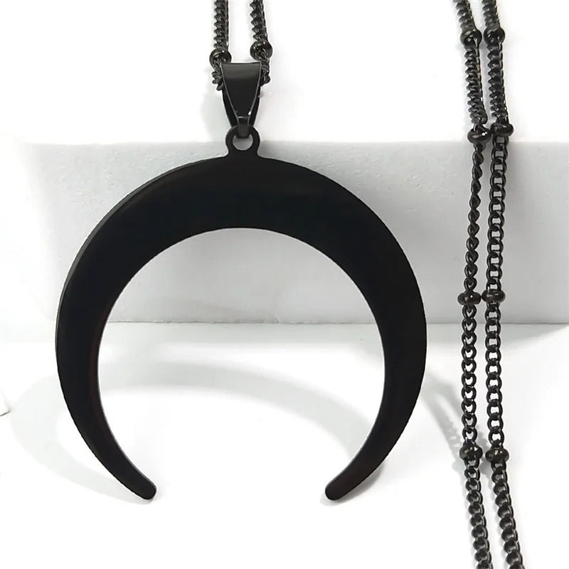 Black Moon Necklace