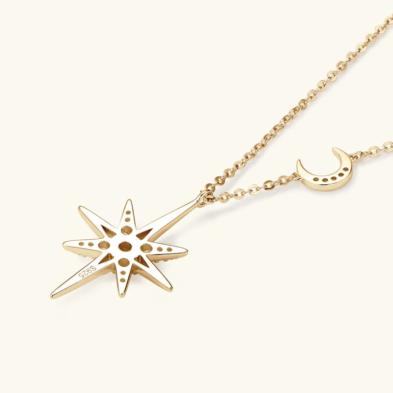 Moon Star Necklace