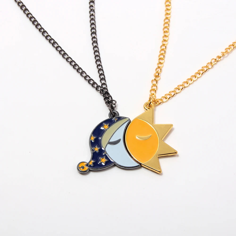 Sun And Moon Friendship Necklace
