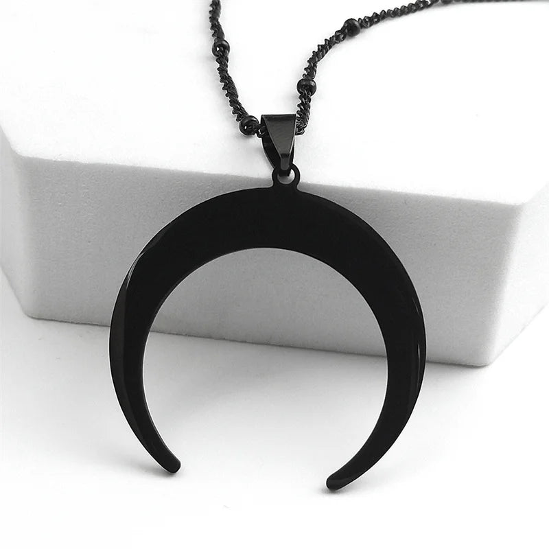 Black Moon Necklace