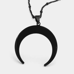 Black Moon Necklace