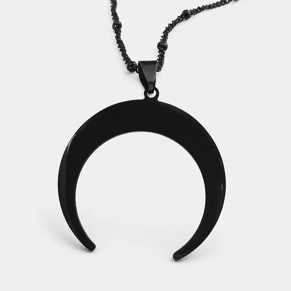 Black Moon Necklace