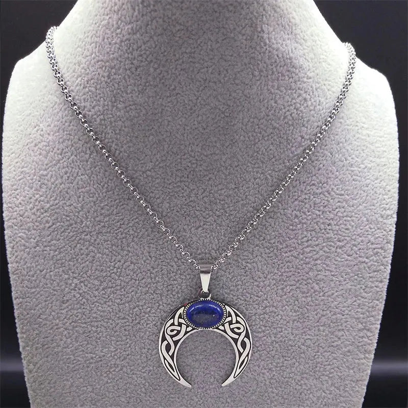 Blue Moon Necklace