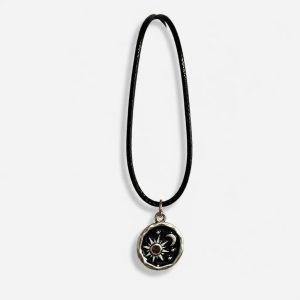 Couple Necklace Sun And Moon