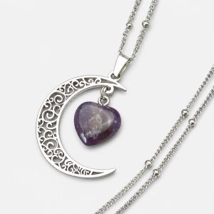 Crystal Moon Necklace