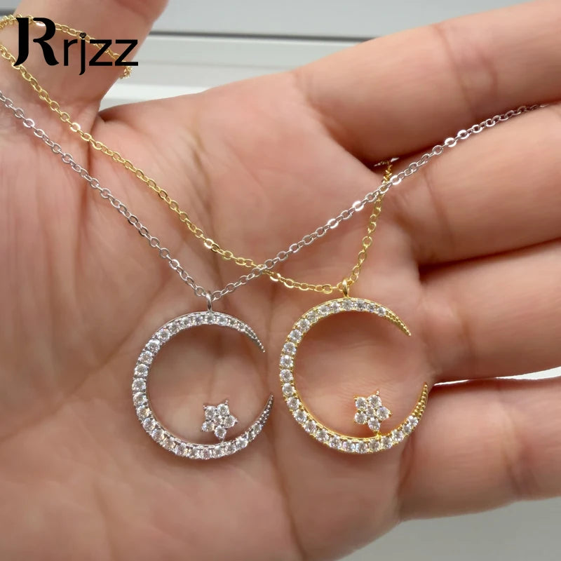 Full Moon Pendant Necklace