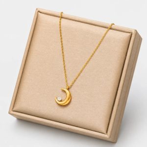 Halskette Mit Mond Anhänger