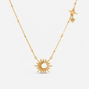 Halskette Sonne Mond Sterne