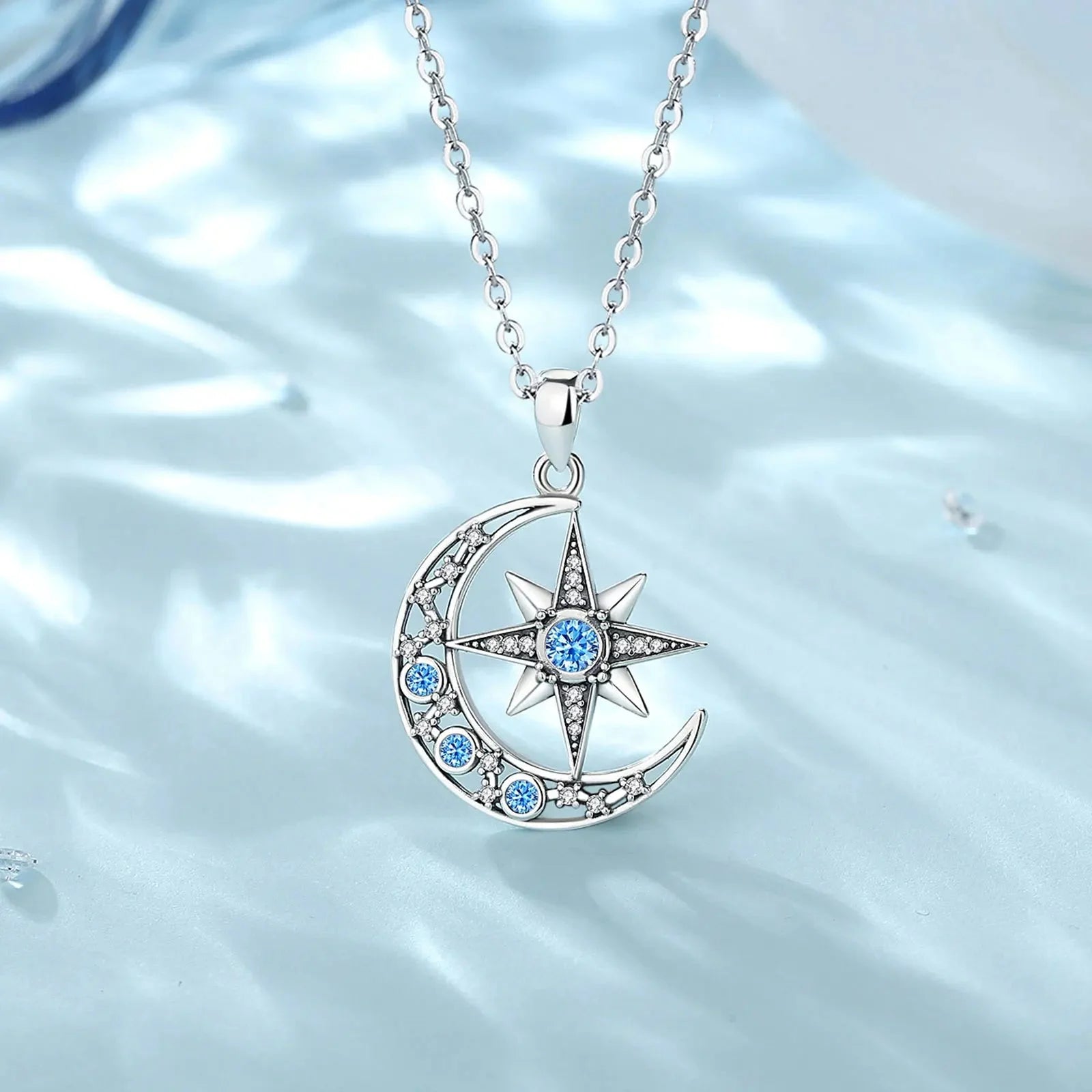 Kette Halbmond 925 Silber