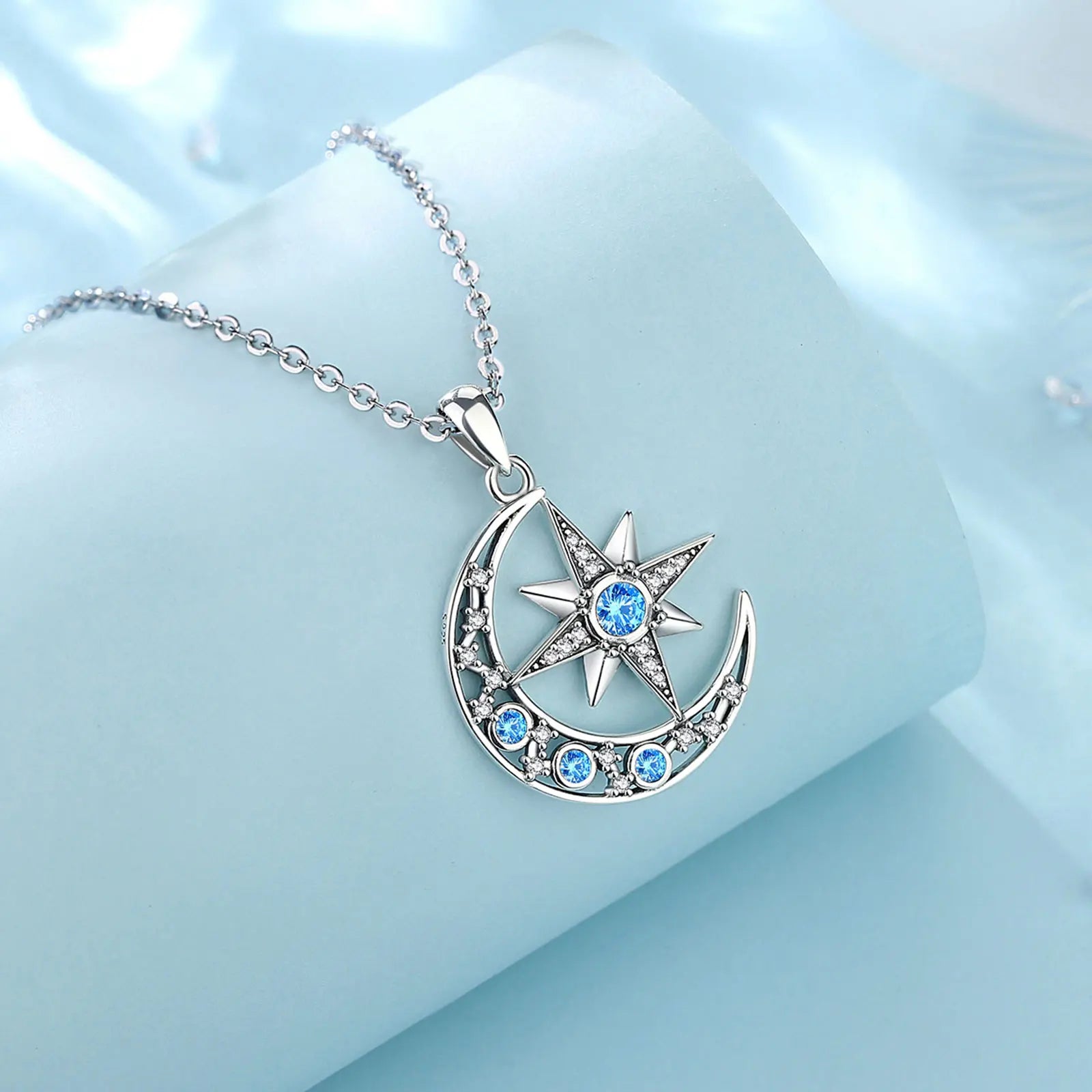 Kette Halbmond 925 Silber
