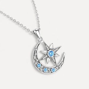 Kette Halbmond 925 Silber