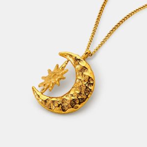 Kette Mond Stern Gold