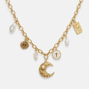 Kette Sonne Mond Gold