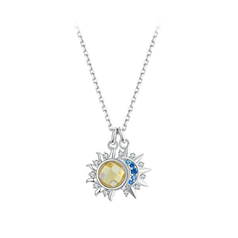 Kette Sonne Mond Silber