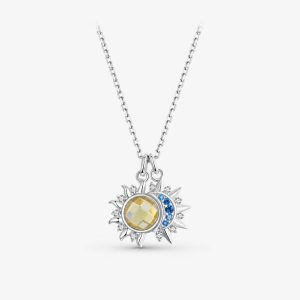 Kette Sonne Mond Silber
