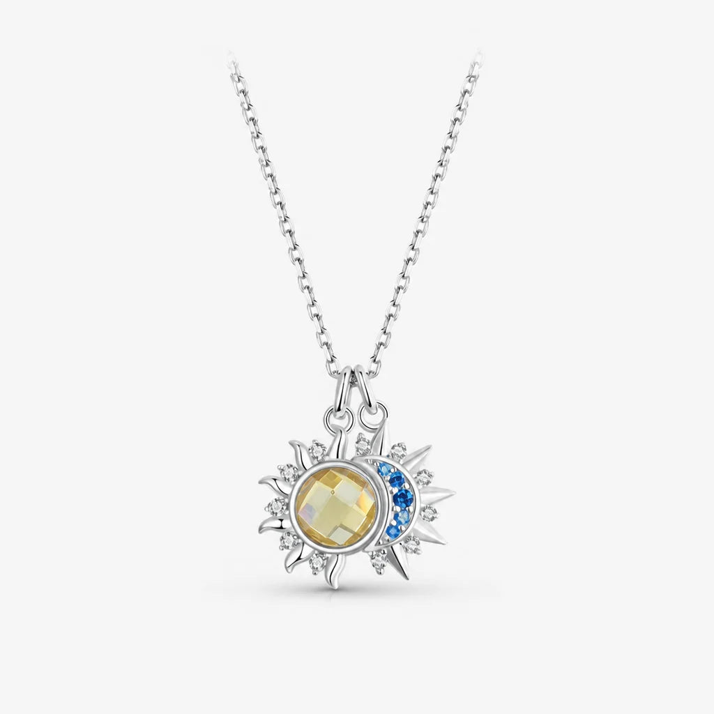 Kette Sonne Mond Silber