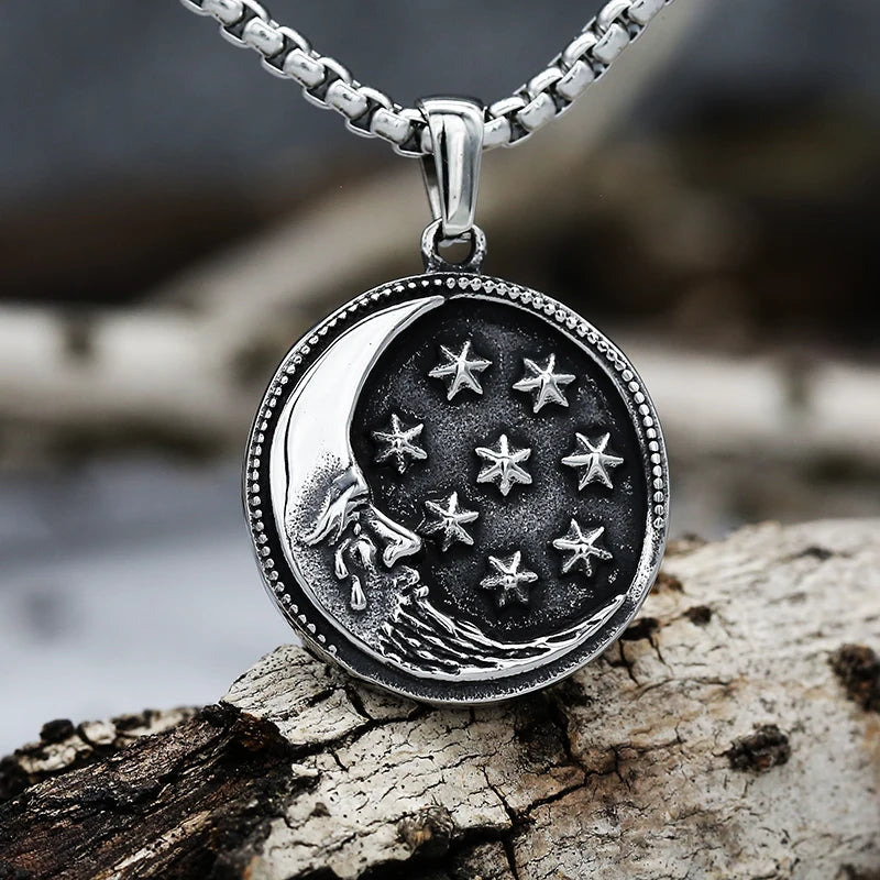Man In The Moon Necklace