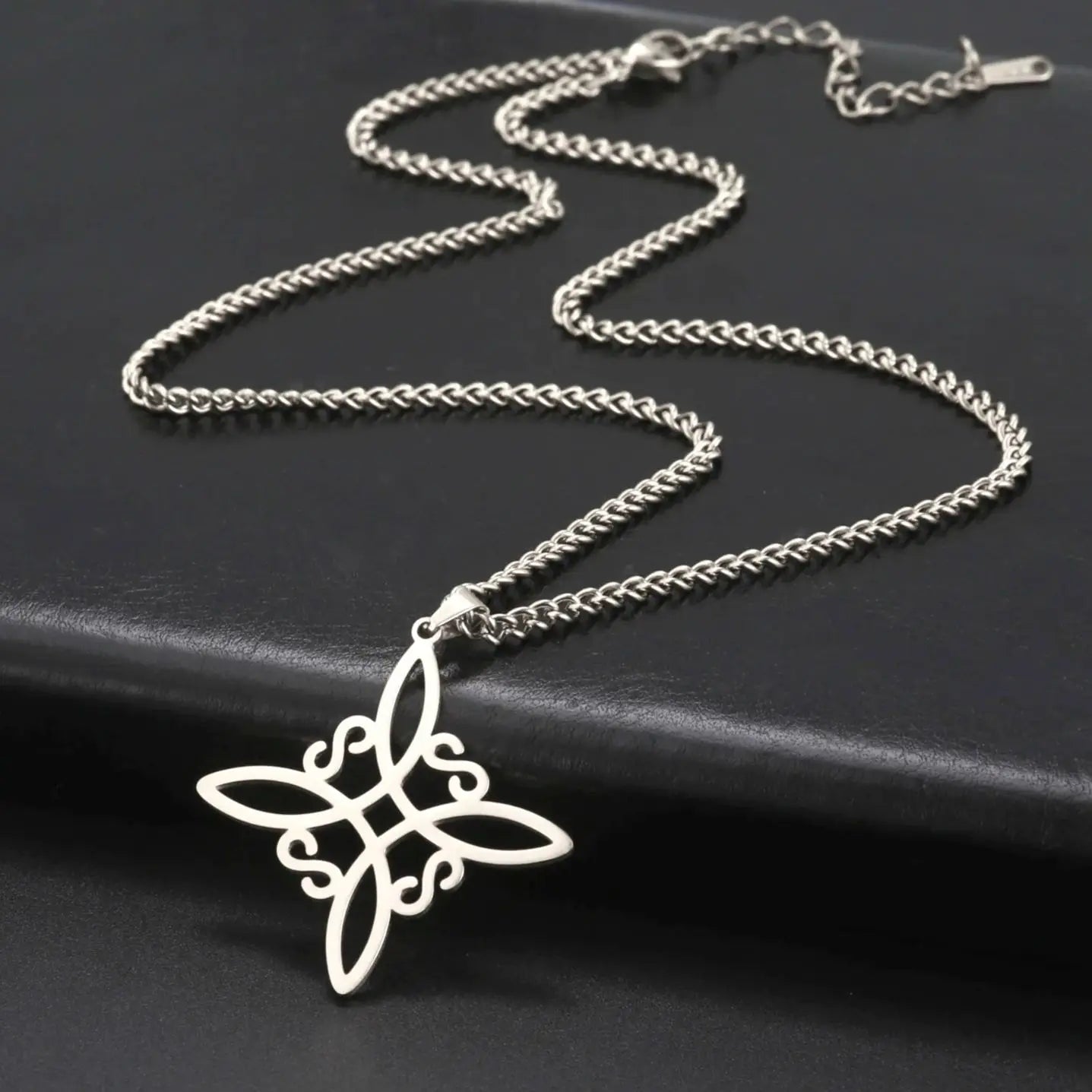 Mens Crescent Moon Necklace