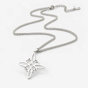 Mens Crescent Moon Necklace