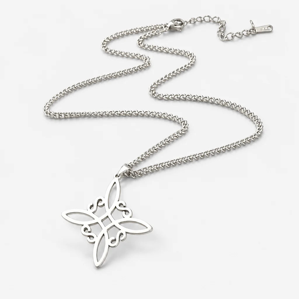 Mens Crescent Moon Necklace