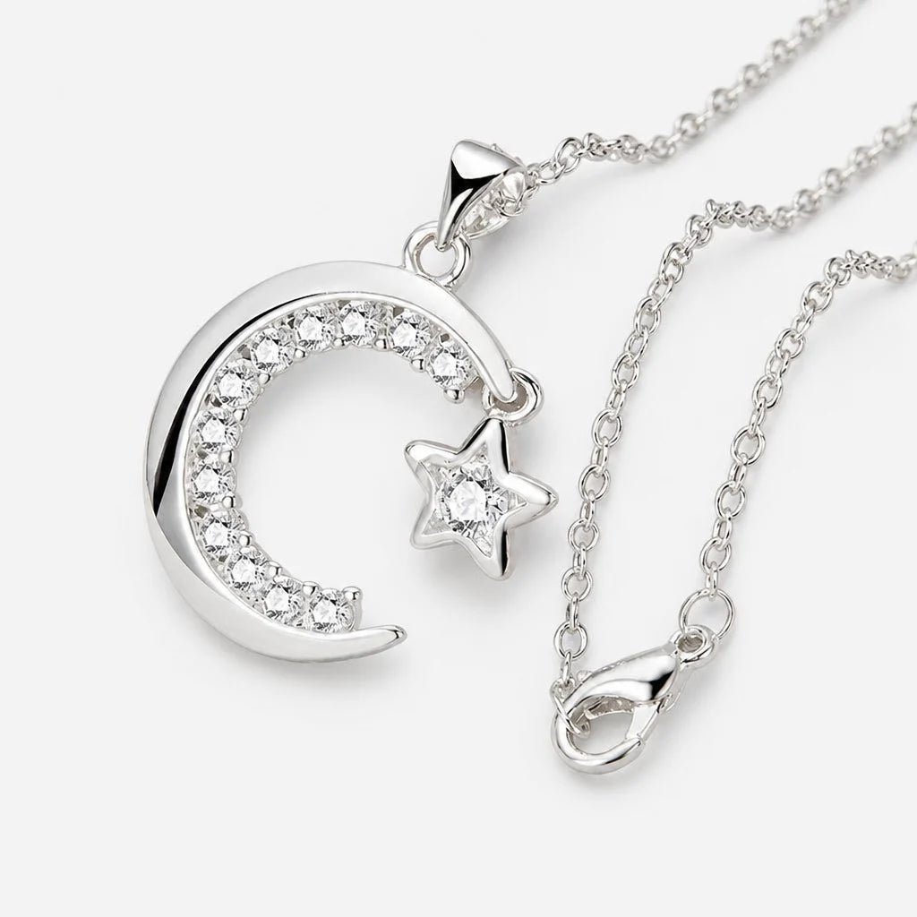 Mond Kette Silber 925