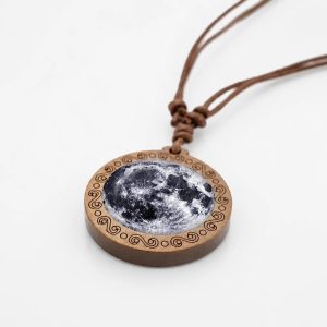 Moon And Saturn Necklace