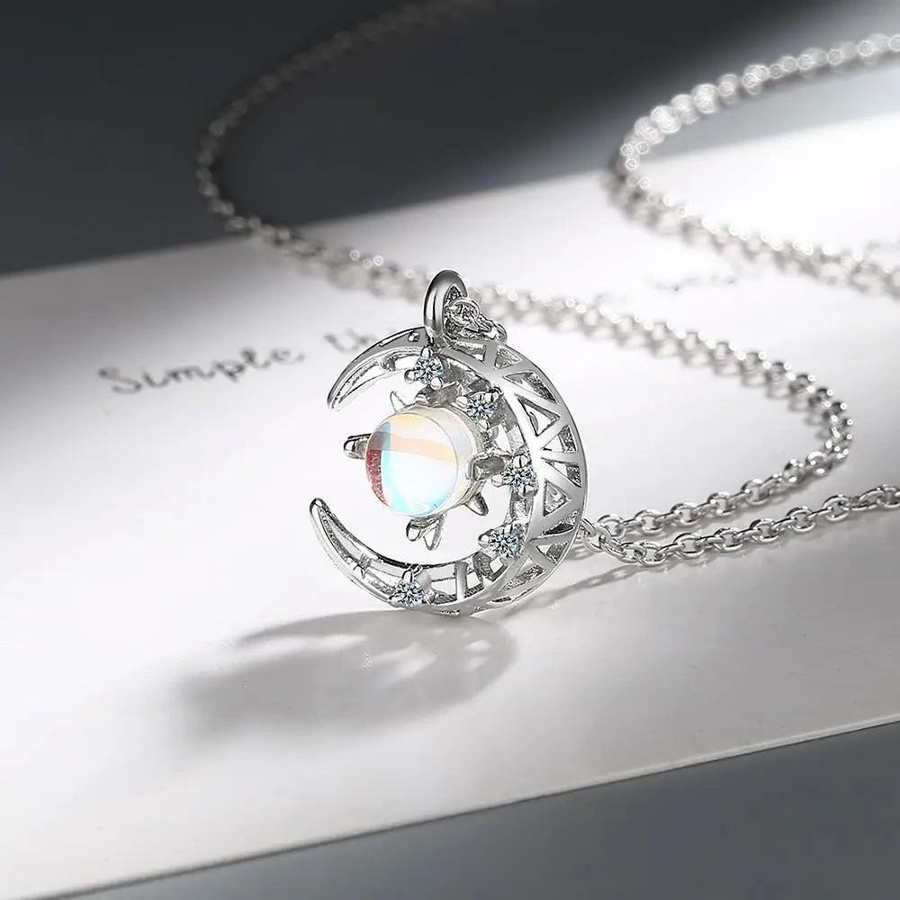 Moon Gem Necklace