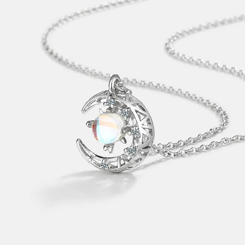 Moon Gem Necklace