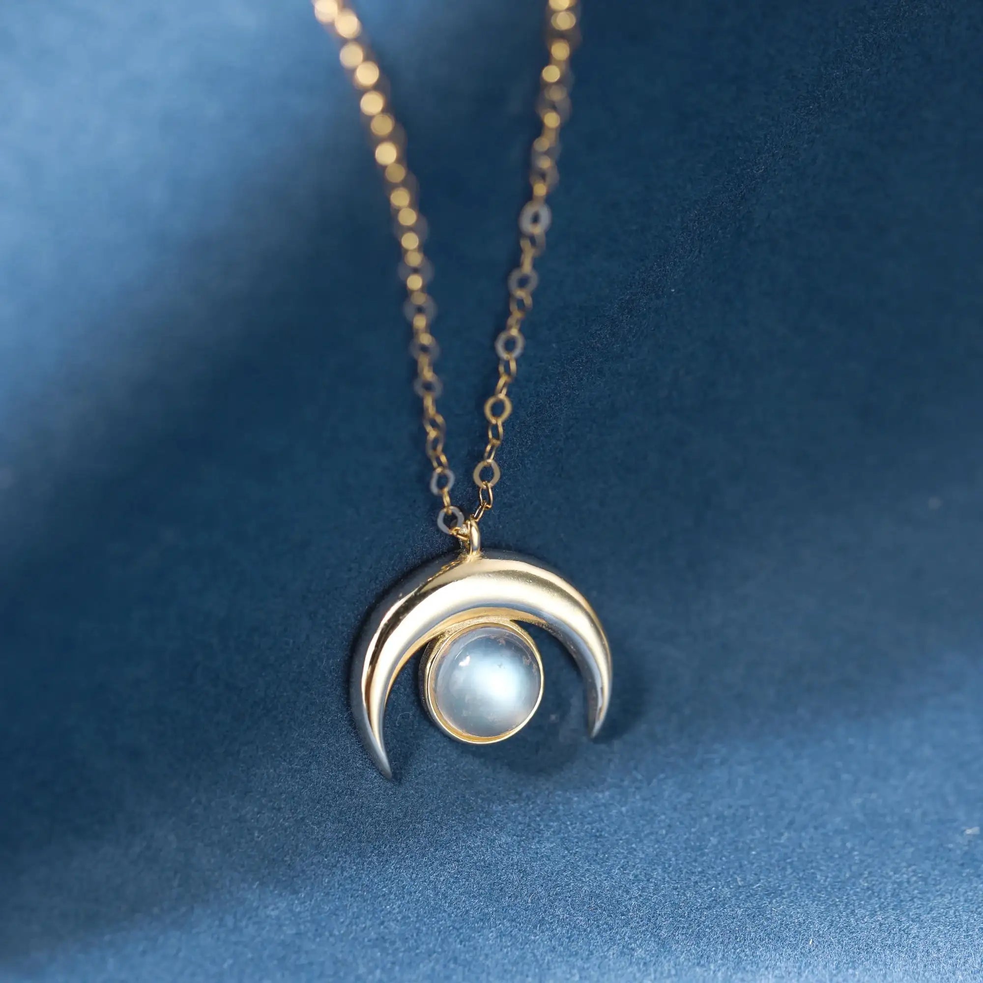 Moon Gemstone Necklace