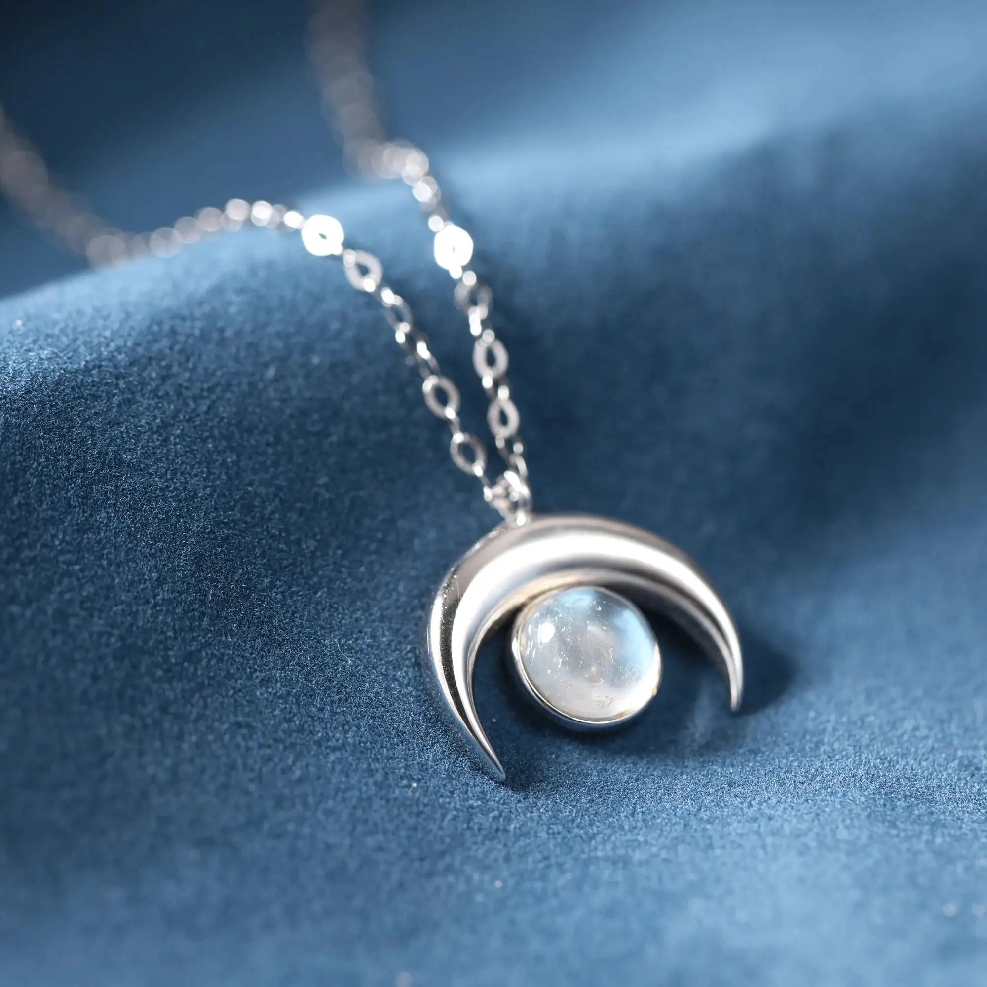 Moon Gemstone Necklace