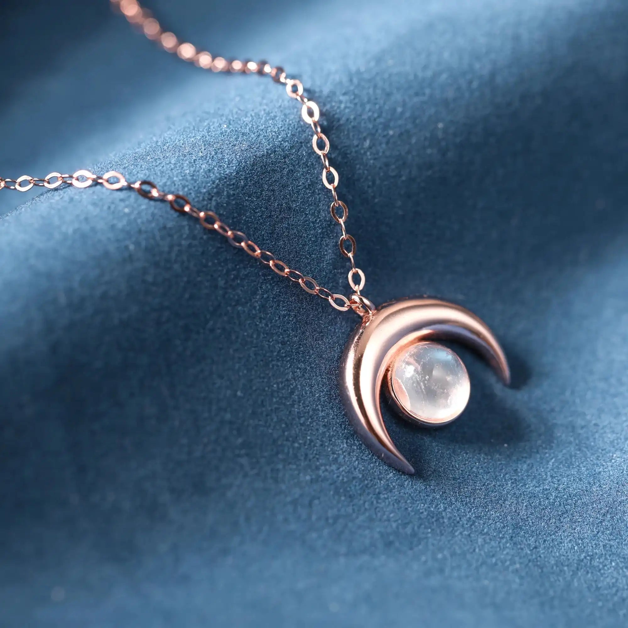 Moon Gemstone Necklace