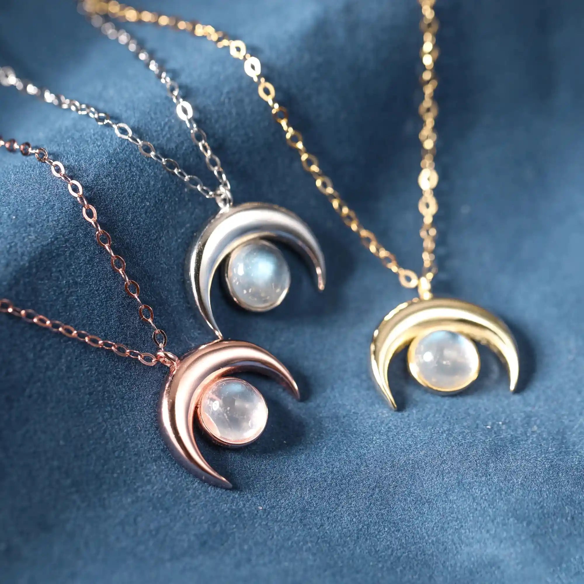 Moon Gemstone Necklace