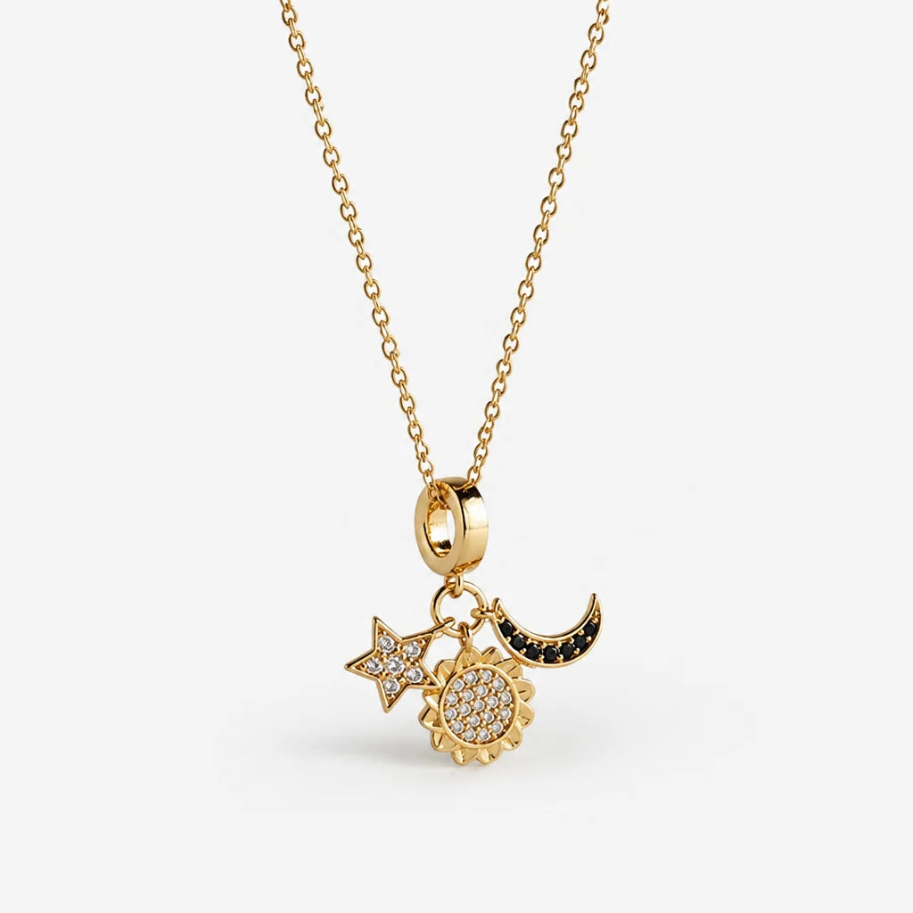 Moon Necklace Stainless Steel