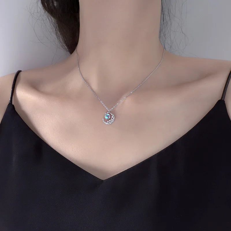 Moon Necklace Women