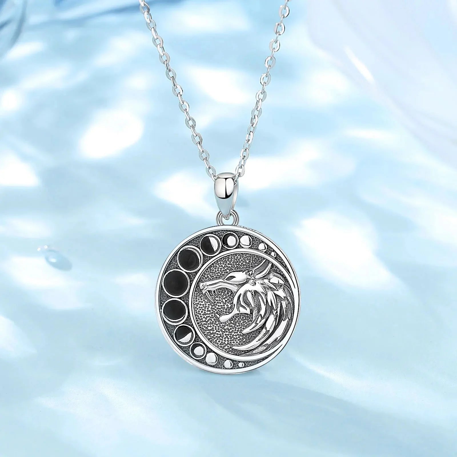 Moon Phase Birthday Necklace