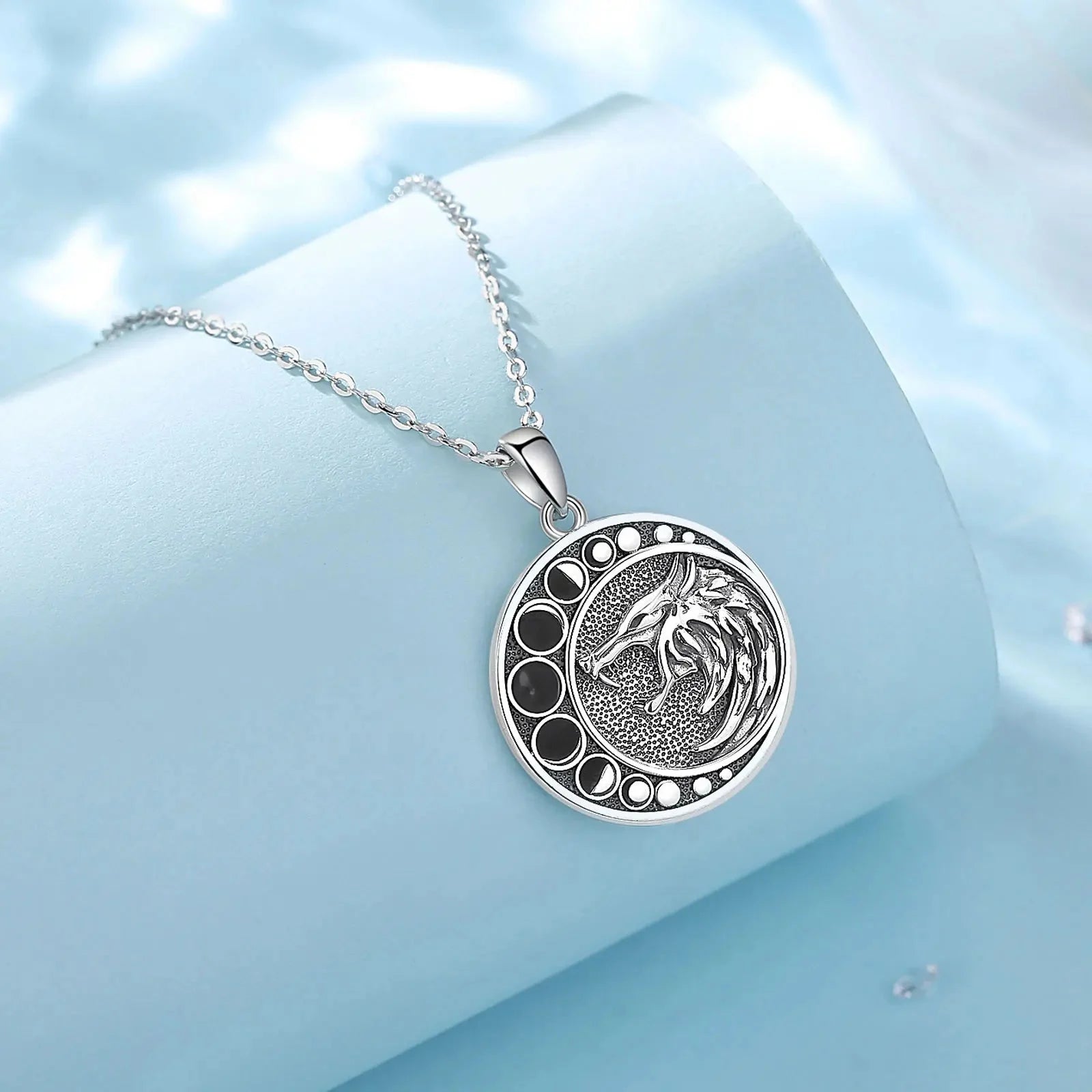 Moon Phase Birthday Necklace