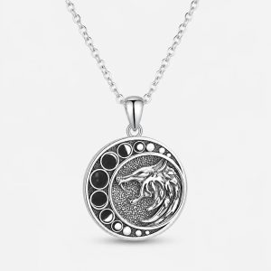 Moon Phase Birthday Necklace