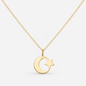 Muslim Moon And Star Necklace