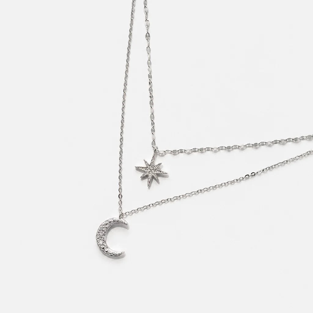 Necklace With Stars And Moon