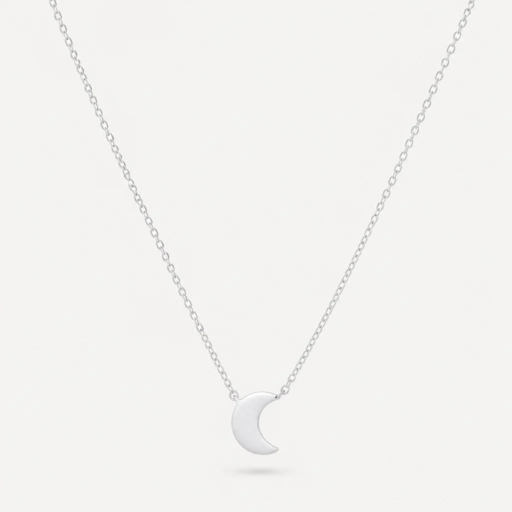 Small Moon Necklace