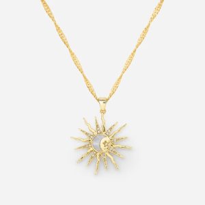 Star Moon Sun Necklace