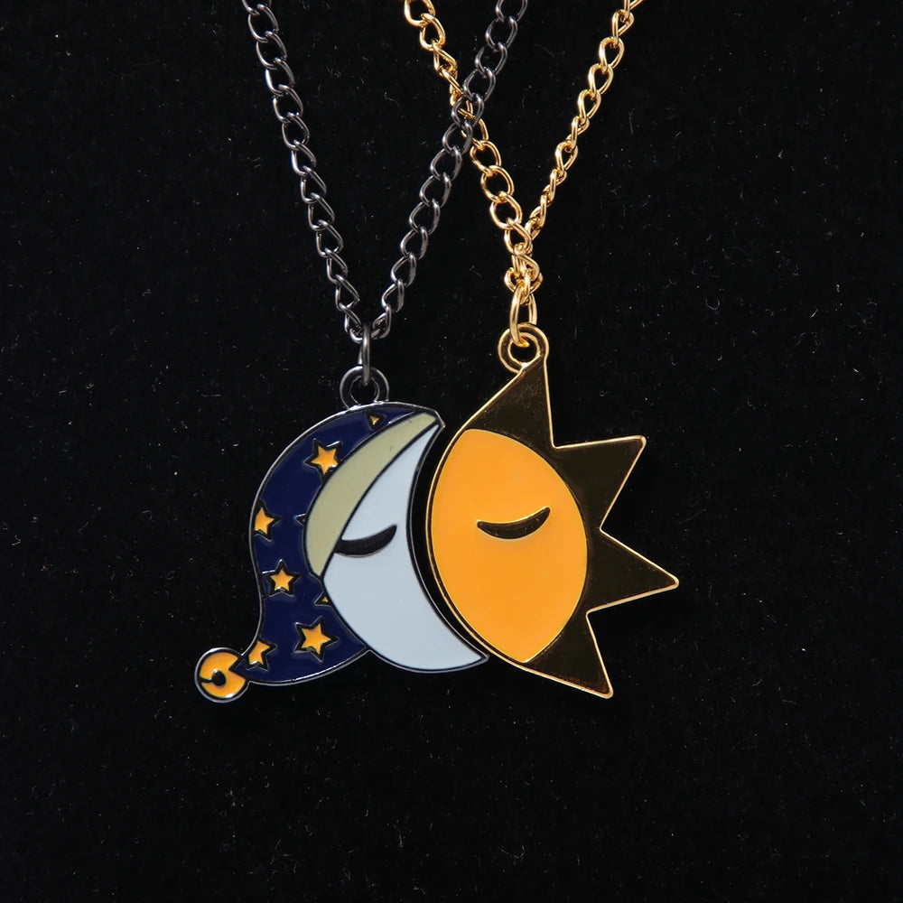Sun And Moon Friendship Necklace