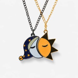 Sun And Moon Friendship Necklace