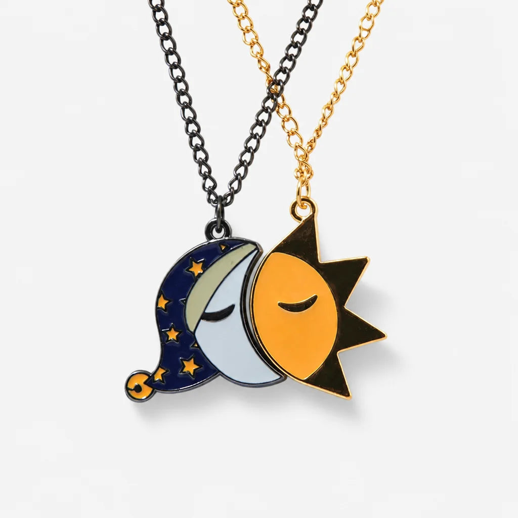 Sun And Moon Friendship Necklace