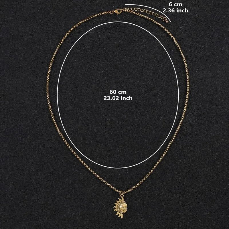 Sun And Moon Necklace